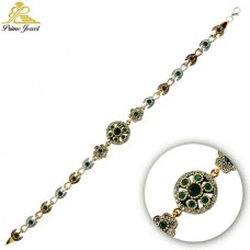 Gümüş Otantik Taşlı Biezik /Bileklik